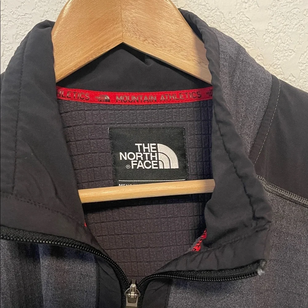 The North Face Men's Gray and Black Mountain Athletics Jacket